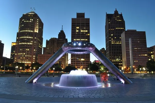 Hart Plaza Park-Best parks in Detroit USA 